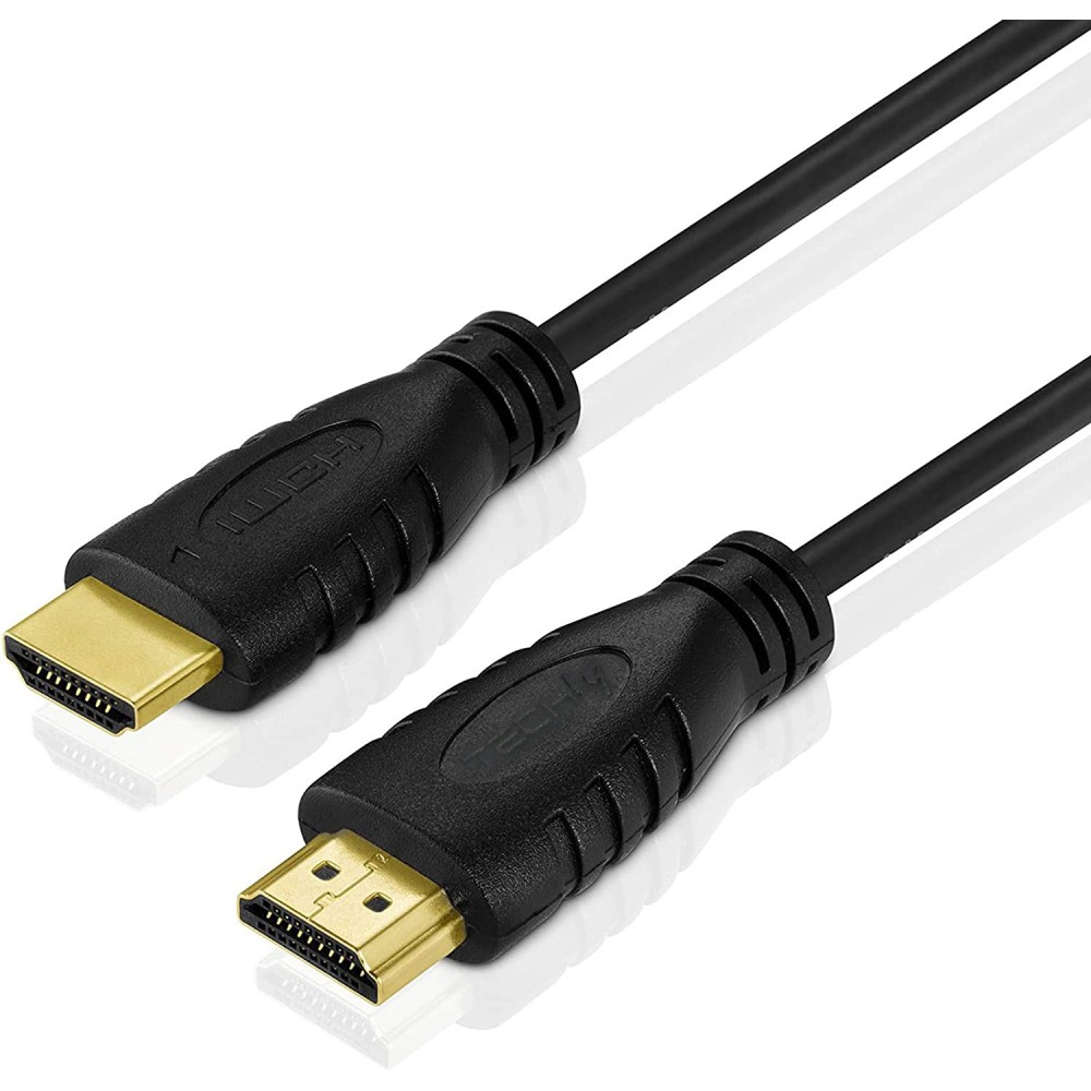 HDMI 2.0 Cable A/A M/M 1m Black  - TECHLY - ICOC HDMI2-4-010