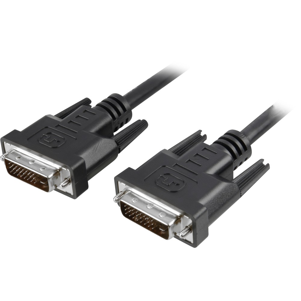 Monitor Cable DVI Analog Digital M / M Dual Link 1.8 m (DVI-I) - TECHLY - ICOC DVI-8900