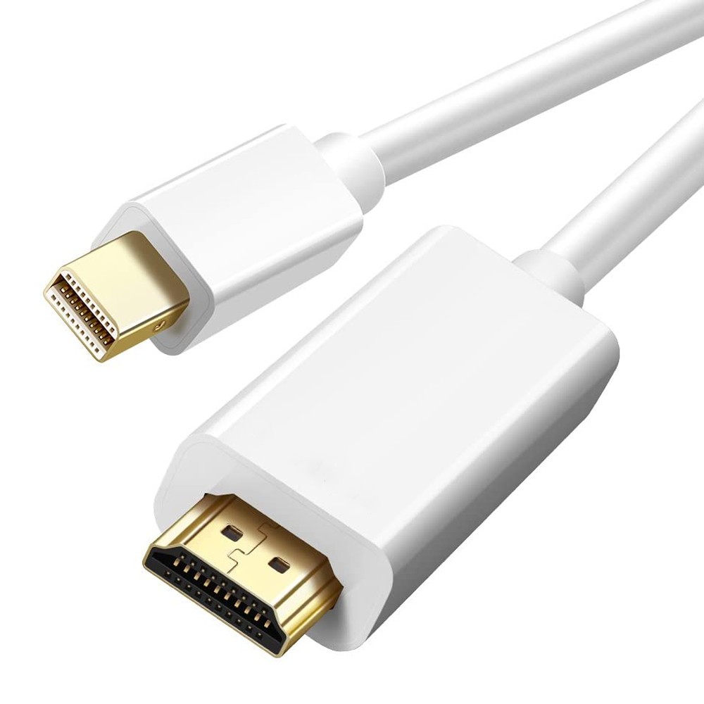 Monitor Cable Mini DisplayPort (Thunderbolt) / HDMI 2m White - TECHLY - ICOC MDP-020H-1