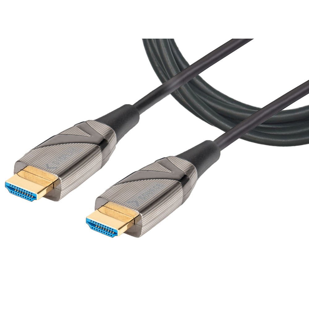 Active Optical Cable HDMI ™ 2.0 AOC 4K 18Gbps HDMI ™ A/A M/M 30m - TECHLY - ICOC HDMI-HY2-030-1