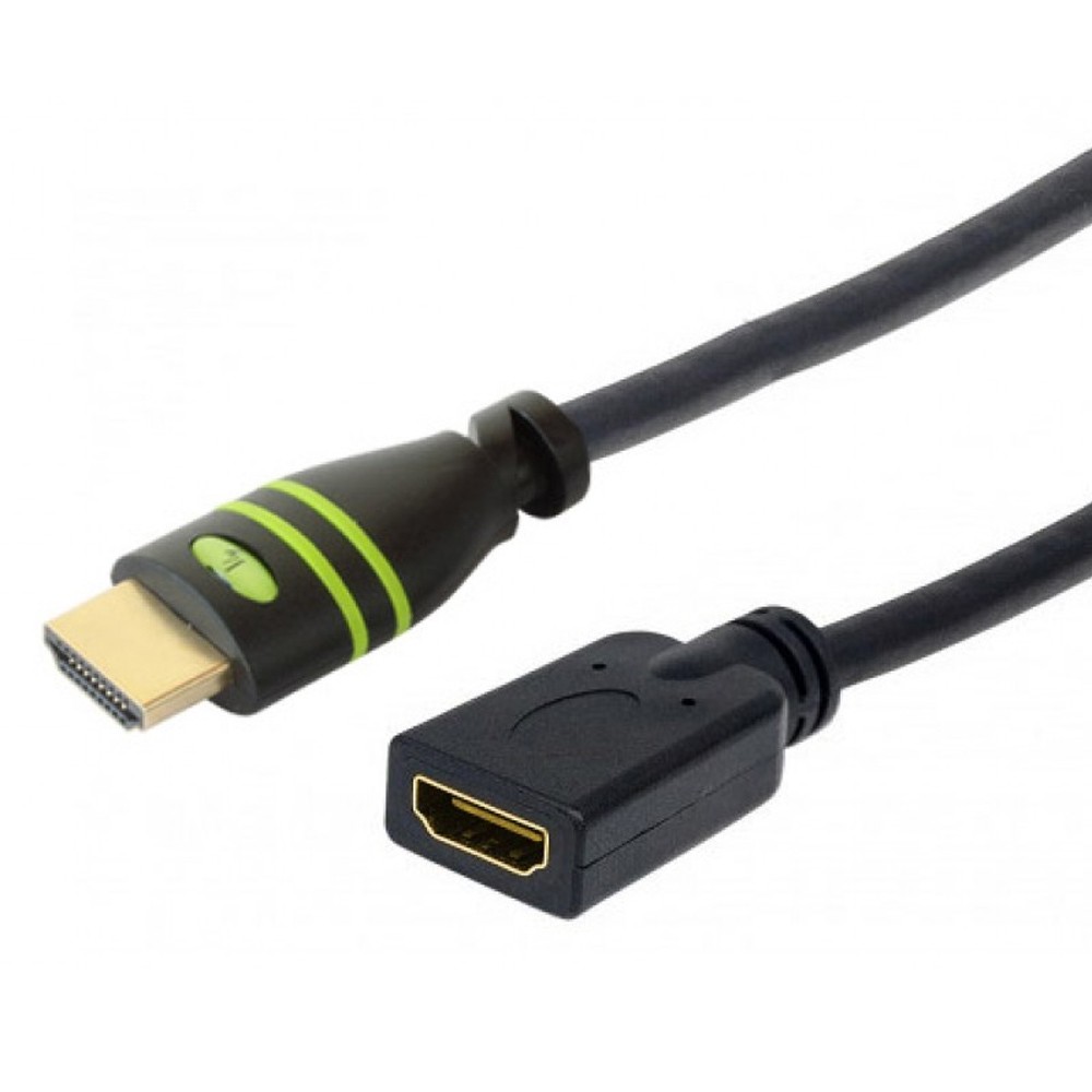 HDMI High Speed with Ethernet Extension Cable 4K 30Hz M/F 0.2 m - TECHLY - ICOC HDMI-4-EXT002