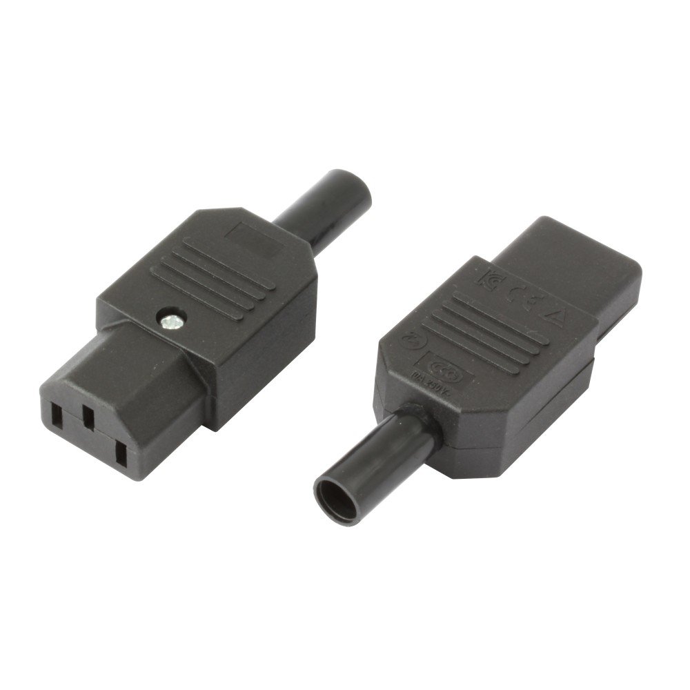 VDE Female Connectors (C13) - TECHLY - ICC VDE-FTY-1