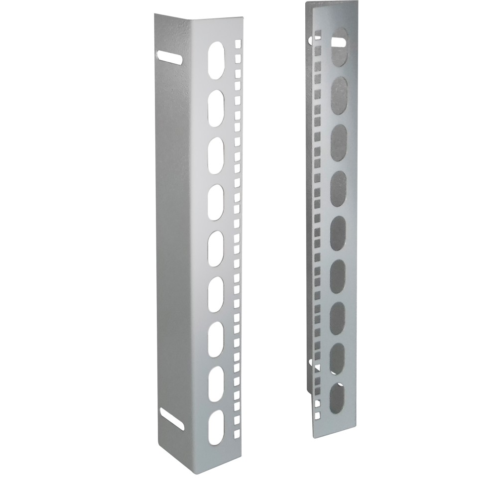 Pair of Additional Uprights for 17U cabinets IP65  - TECHLY PROFESSIONAL - I-CASE RAIL-17IP-1