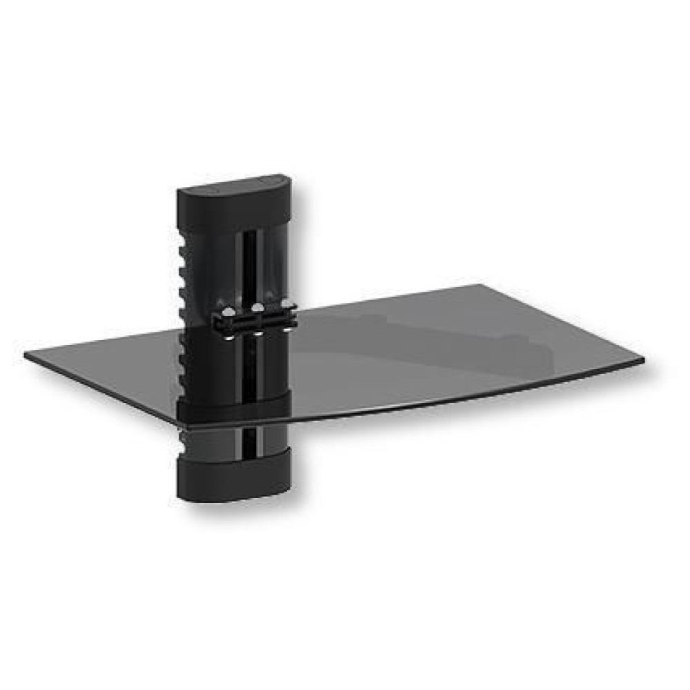 Glass Wall Shelf for Audio-Video Equipment - TECHLY - ICA-DRS 502TY-1