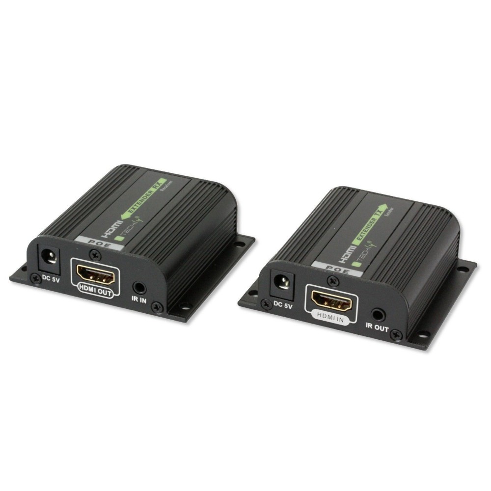 HDMI Extender Full HD over Network cable Cat.6/6A/7 with POE - TECHLY - IDATA EXT-E70POE
