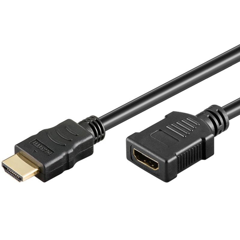 HDMI Extension Cable High Speed with Ethernet M/F 1.8m - TECHLY - ICOC HDMI-EXT018-1