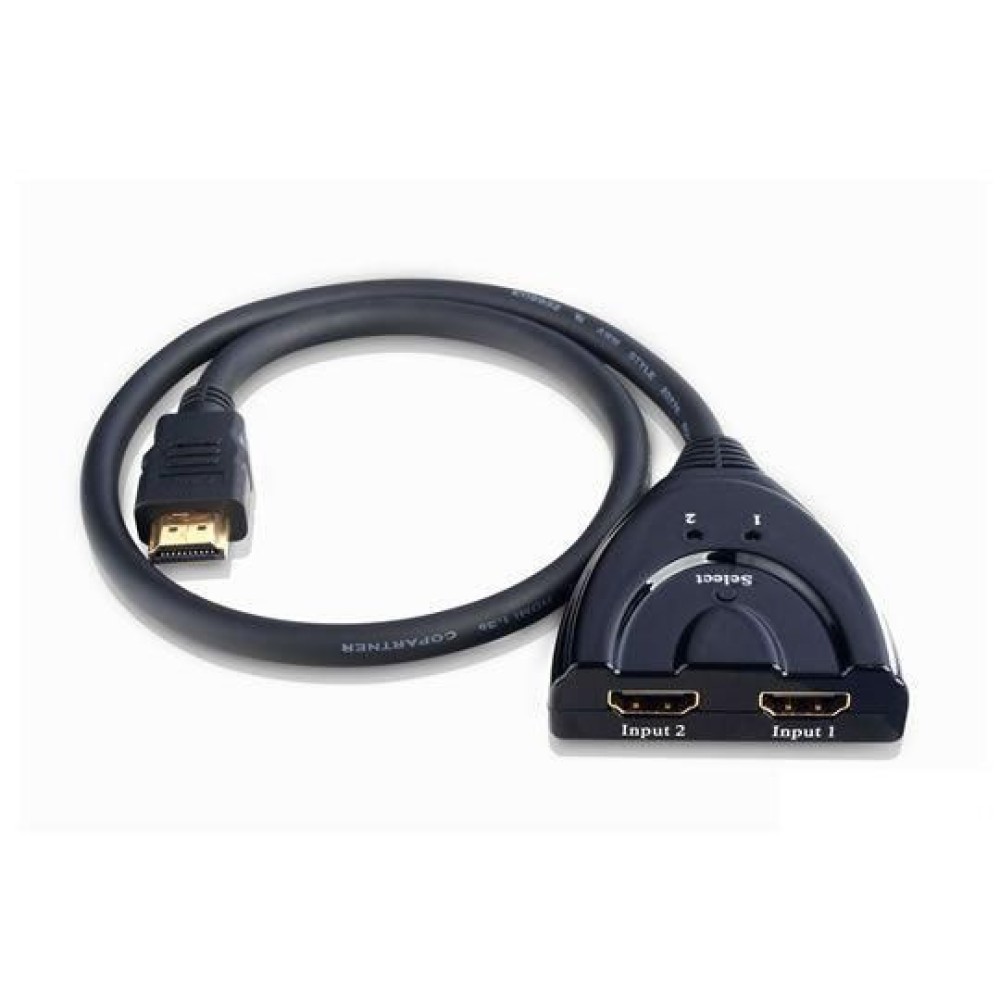 Bidirectional HDMI Switch 2 ports, 1080p, 3D - TECHLY - IDATA HDMI-2BI