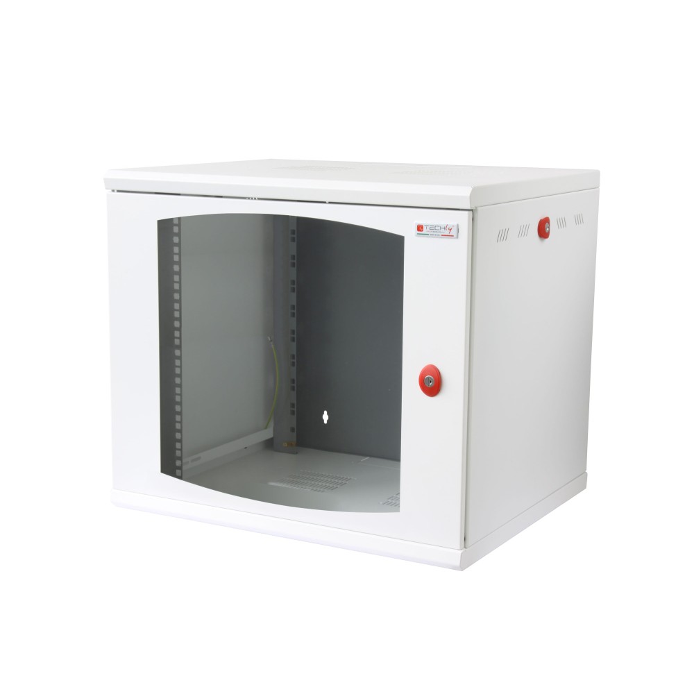 19" Rack cabinet 10U single section depth 500mm White - TECHLY PROFESSIONAL - I-CASE EW-2010WH5-1