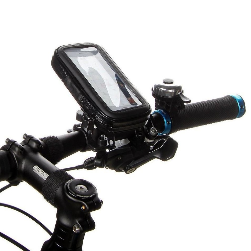 Waterproof Case for Smartphones by Bike up to 5 inches - TECHLY NP - I-SMART-CYCLE3-1 Waterproof Case for Smartphones by Bike up to 5 inches - TECHLY NP - I-SMART-CYCLE3-1
