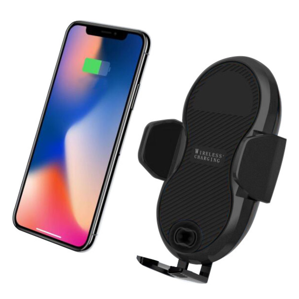 Qi Wireless car charger with sucker with automatic adjustment - TECHLY NP - I-SMART-WRL3-1