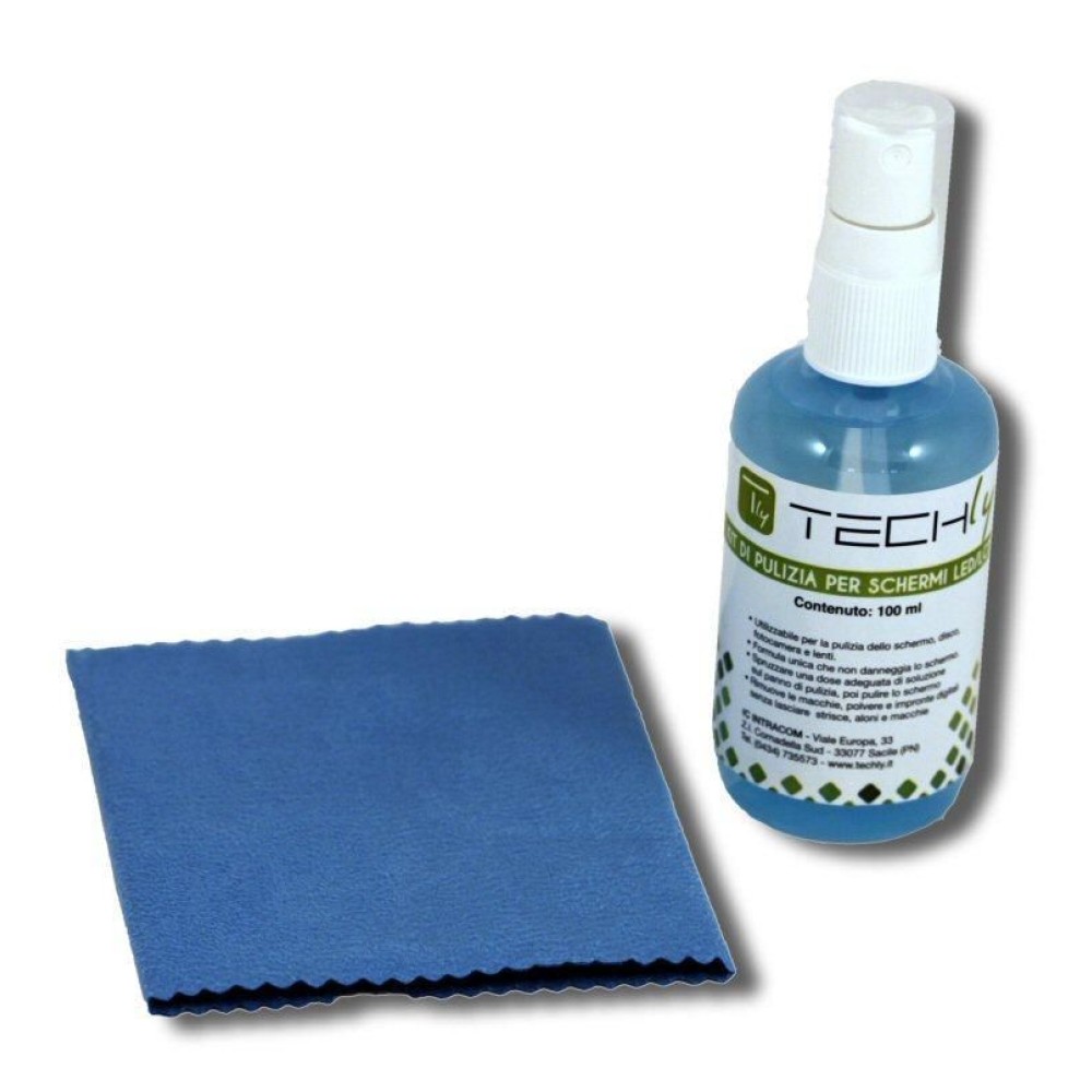 Cleaning Kit for LCD Screens 100 ml - TECHLY - IAS-LCD100-1