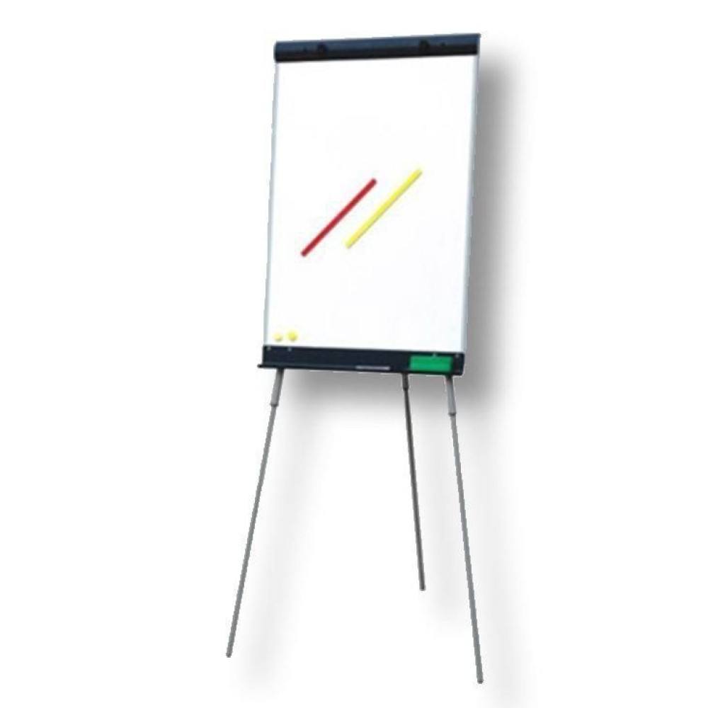 Magnetic Whiteboard with Tripod Easel Adjustable 60 x 90 cm - TECHLY - ICA-FP 602-1