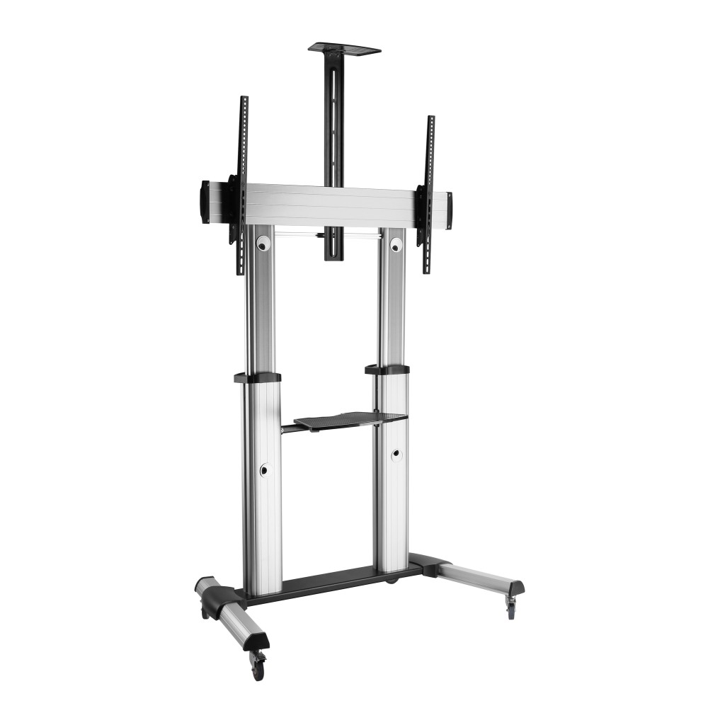 Telescopic Height Adjustable Ultra-large Display TV Cart - Techly - ICA-TR24-1