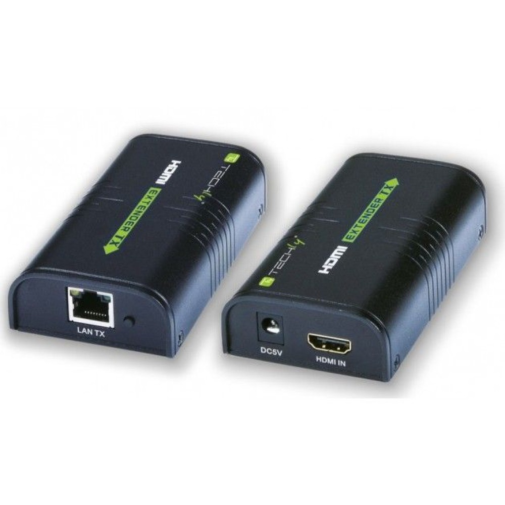 HDMI Extender on Cat.6 cable POE 120m - Techly - IDATA EXTIP-373P-1