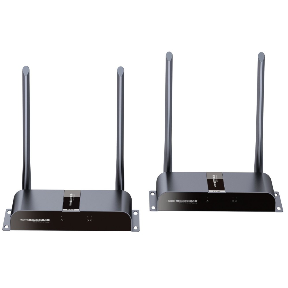 HDMI Wireless kit Full HD via HDbitT up to 200m   - TECHLY NP - IDATA HDMI-WL80-1