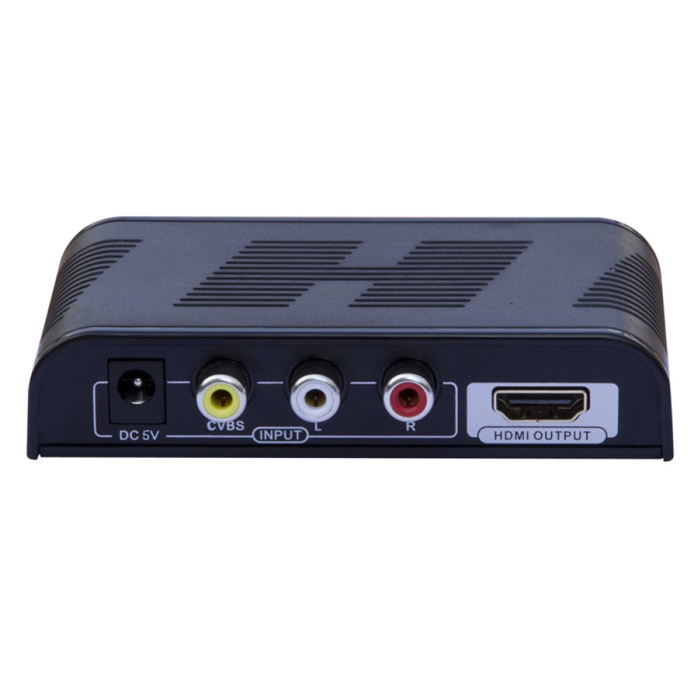 Composite Converter S-Video + Stereo Audio to HDMI with scaler - Techly - IDATA SPDIF-6E2-1