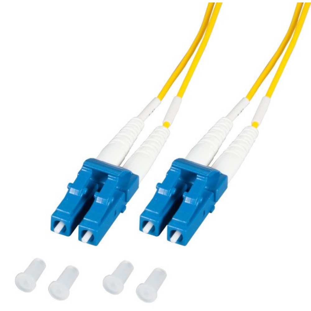 Fiber Optic Cable LC/LC 9/125 Singlemode 0,5m Diameter 1.2mm OS2 - TECHLY PROFESSIONAL - ILWL OS212-LCLC-005T