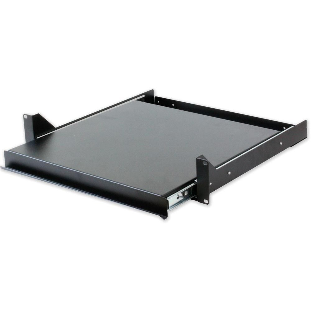 Pull-out Shelf for Keyboard Rack Black Gate - TECHLY PROFESSIONAL - I-CASE TRAY-5-BK-1