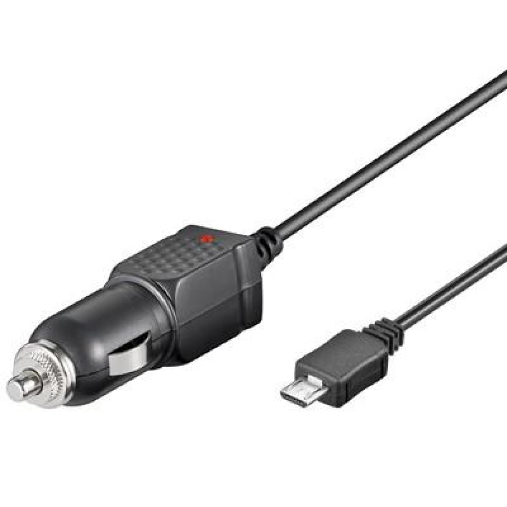 Car Power Supply (12/24V) Micro-USB 2.1A - TECHLY - IPW-CAR-MICRO4-1