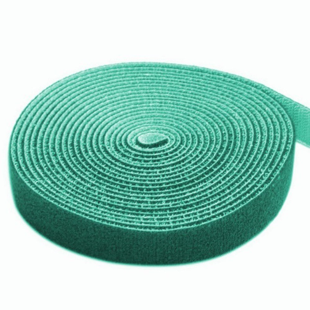 Velcro Roll Cable Management Length 4m Width 16mm Green - TECHLY - ISWT-ROLL-164GREETY-1