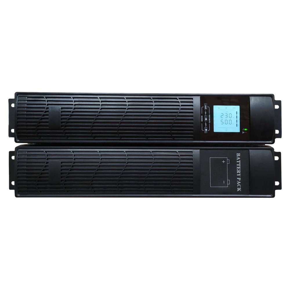 UPS 3000VA 2700W OnLine Double Conversion Tower / Rack with Hot Swap Batteries - TECHLY PROFESSIONAL - IUPS-RM3KL9PROS-1