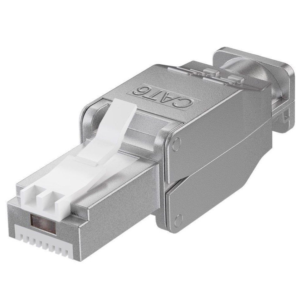 Tool-free RJ45 network connector CAT 6 STP shielded - TECHLY PROFESSIONAL - IWP-8P8C-TLS6T-1