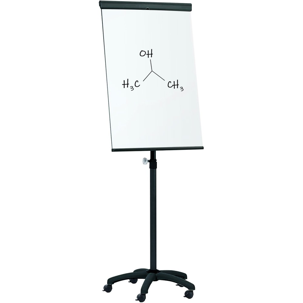 Whiteboard Flipchart with Pivoting Wheels 70 x 100 cm - TECHLY - ICA-FP 710-1
