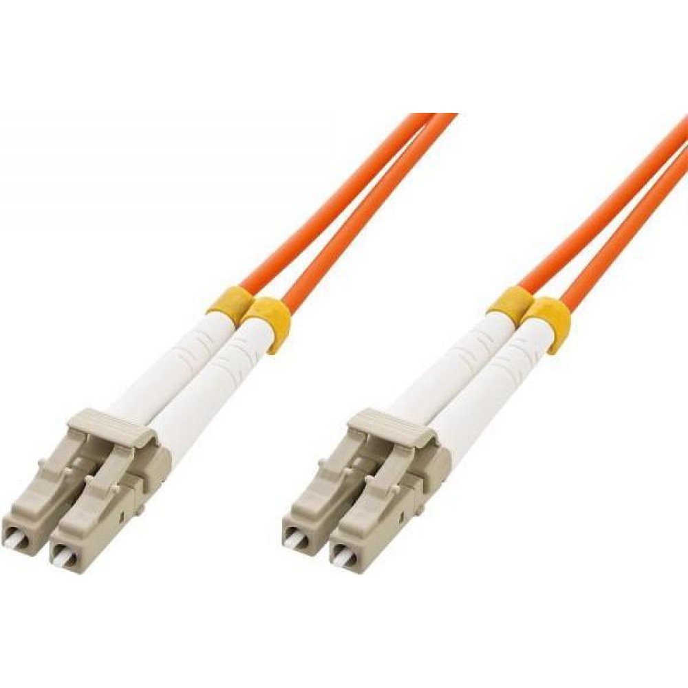 LC/LC Multimode 62.5/125 OM1 1m Fiber Optics Cable - TECHLY PROFESSIONAL - ILWL D6-LCLC-010-1