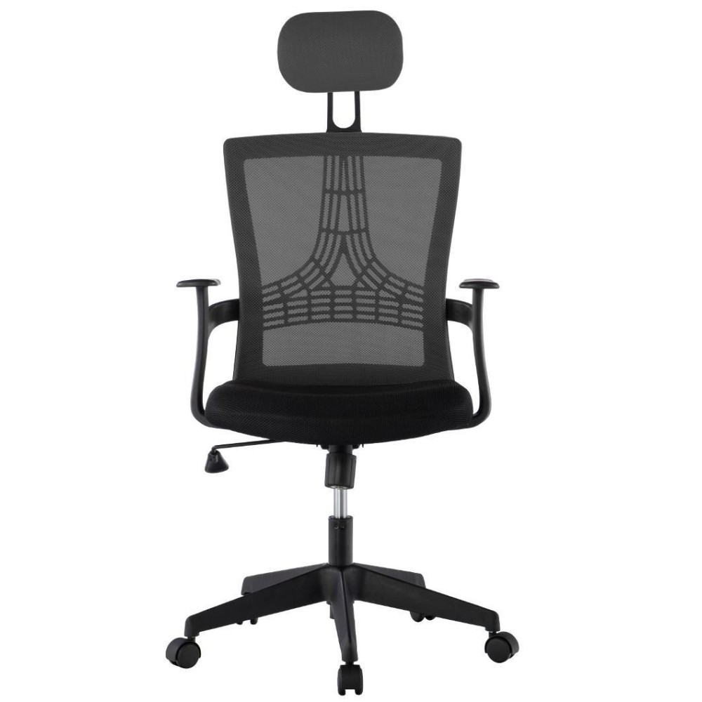 Office Chair with Black High Back - TECHLY - ICA-CT MC057BK-1