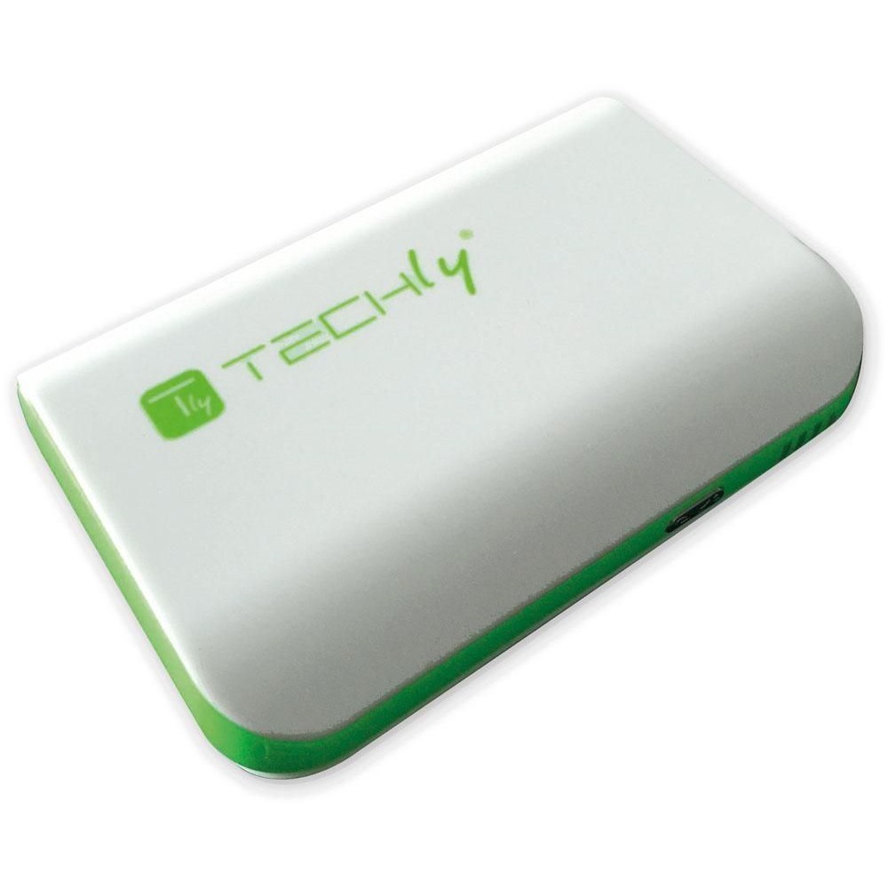 Power Bank 6000mAh USB Battery Charger for Smartphone Tablet - Techly - I-CHARGE-6000TY
