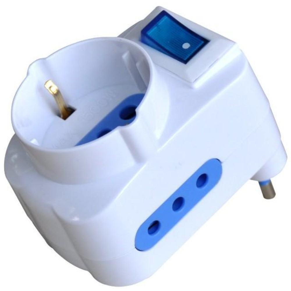 Adapter with 10A Plug - TECHLY - IPW-TRP-310W
