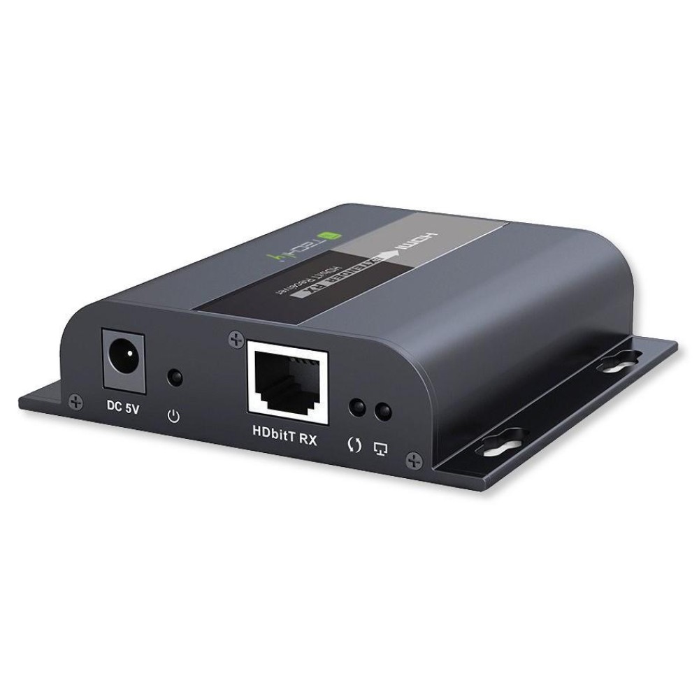 Extra Receiver HDMI Extender HDbitT 3D IR on cable Cat.6 120m - TECHLY - IDATA EXTIP-383R-1