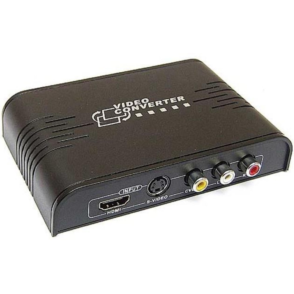 Composite Converter S-Video + Stereo Audio to HDMI - TECHLY - IDATA SPDIF-5-1