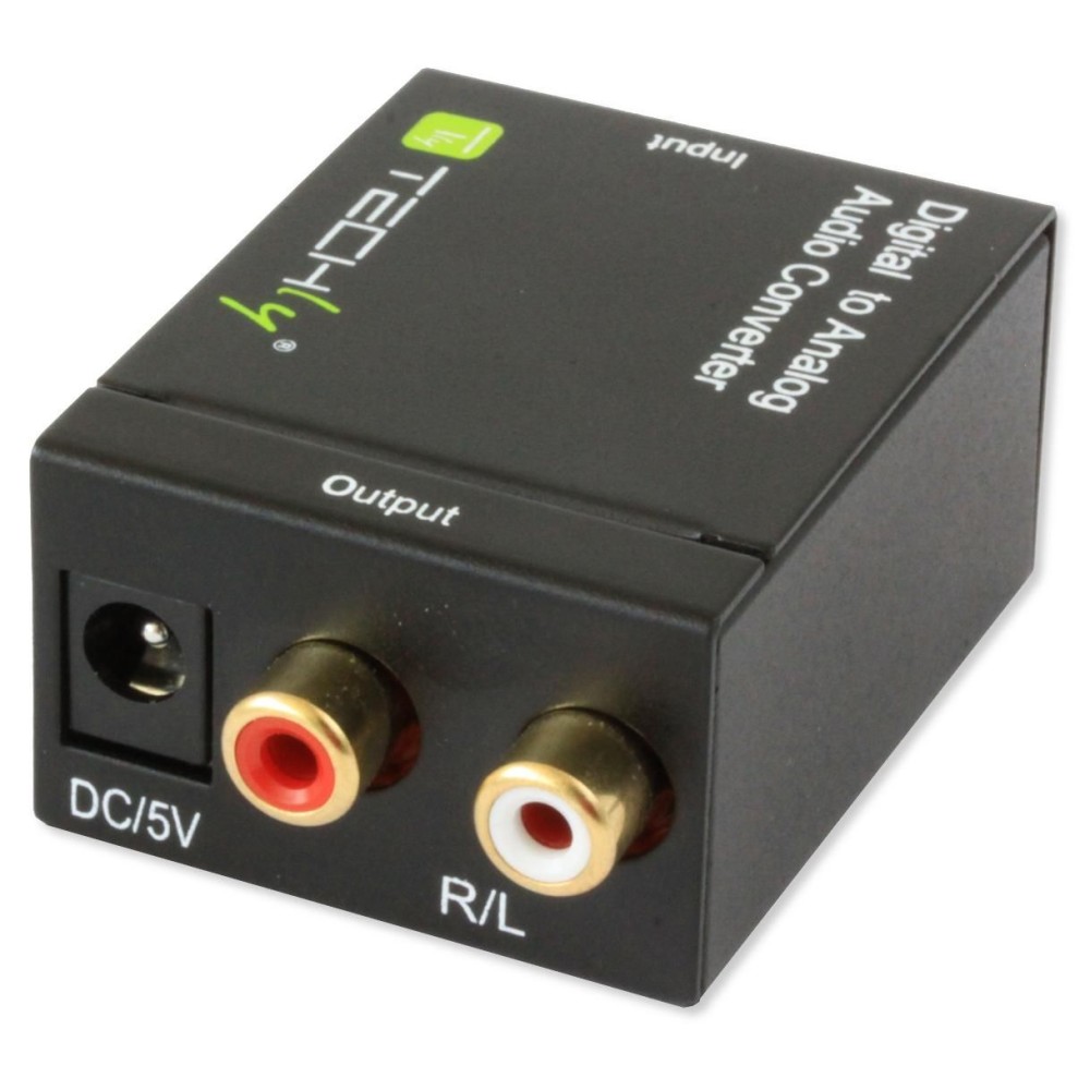 Audio Converter for SPDIF Digital to Analog - TECHLY - IDATA SPDIF-3-1
