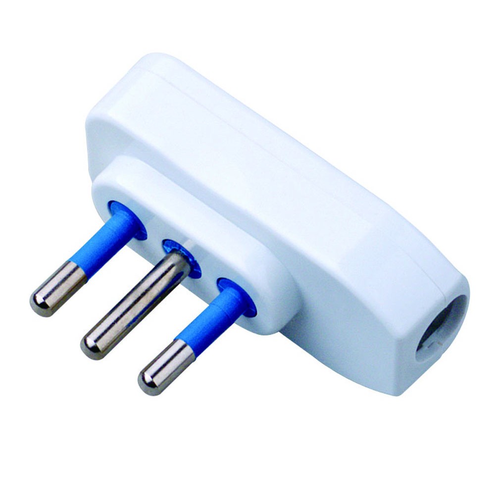 Lowered Plug 2P + T 10A White - TECHLY - IPW-SP10-W9-1