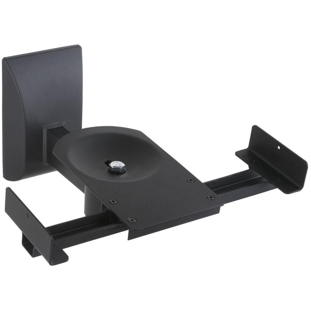 Couple Speakers Wall Brackets up to 25kg Black - TECHLY - ICA-SP SS201-1