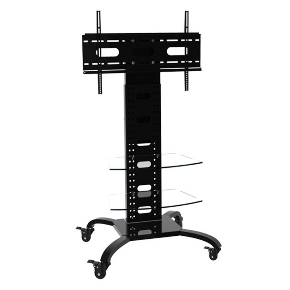 Trolley Floor Support with 2 Shelves LCD / LED / Plasma 32-70" - TECHLY - ICA-TR8