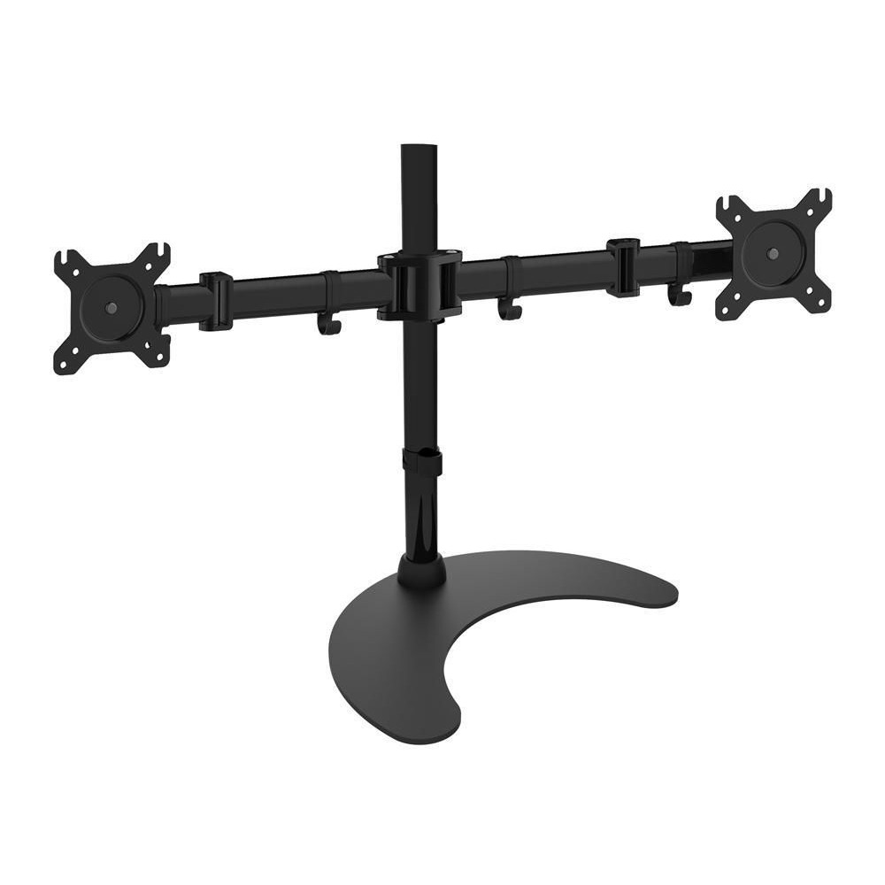 Desk Stand for 2 Monitor 13-27" with Base h.400m - TECHLY - ICA-LCD 3410