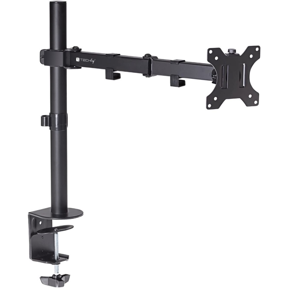 Desk Support for Monitor 13-27" Double Adjustment Joint - TECHLY - ICA-LCD 503BK2
