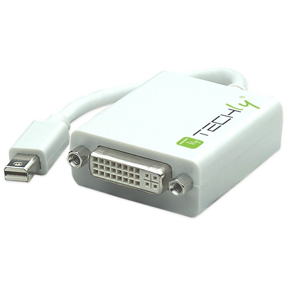 Mini DisplayPort (Thunderbolt) to DVI Adapter - TECHLY - IADAP MDP-DVIF-1