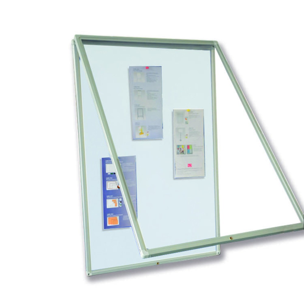 Magnetic Bulletin Board 60x90 with Lock - TECHLY - ICA-BM 6090M-1
