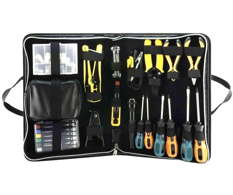Network Tool Kit 33 pcs Networking Tools Briefcases Maintenance