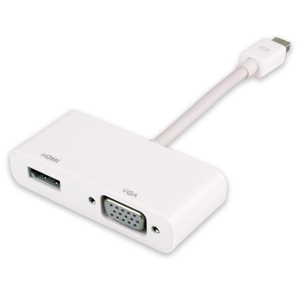Mini DisplayPort (Thunderbolt) to HDMI VGA Displayport Adapters