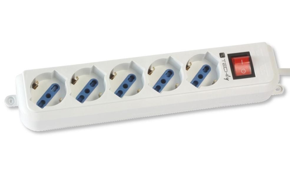 Power Strip 5 Italian   Schuko - Multiple Sockets - Power - Cables And 