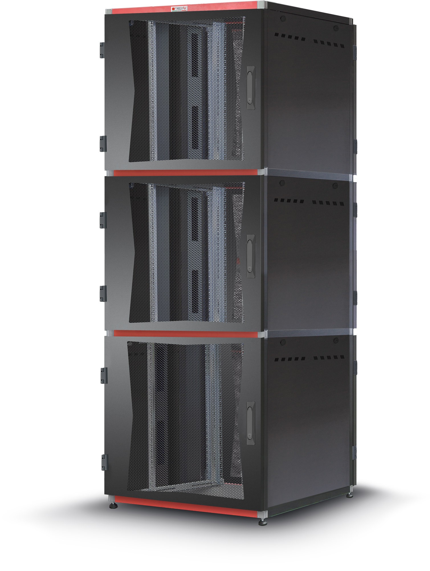 Server Rack 19" Black 800x1000 3x13 Unit MultiSPACE series