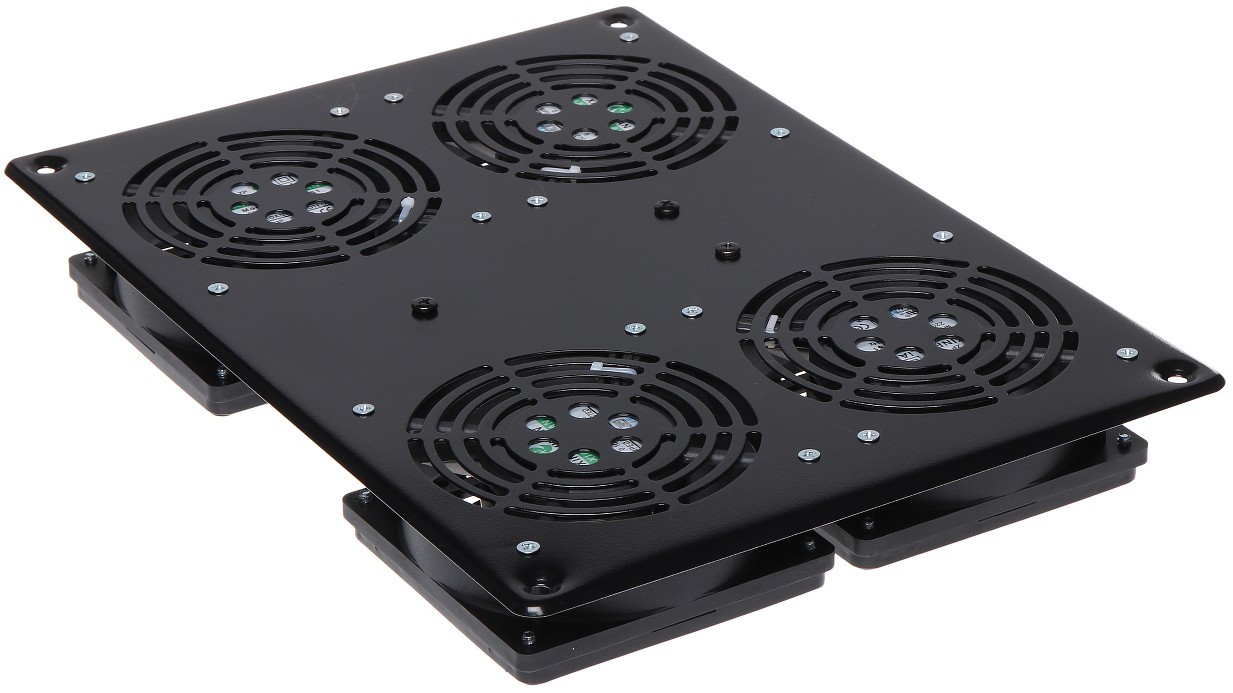 4 Fans Ceiling Group for 19" NetRack Ventilation for Rack