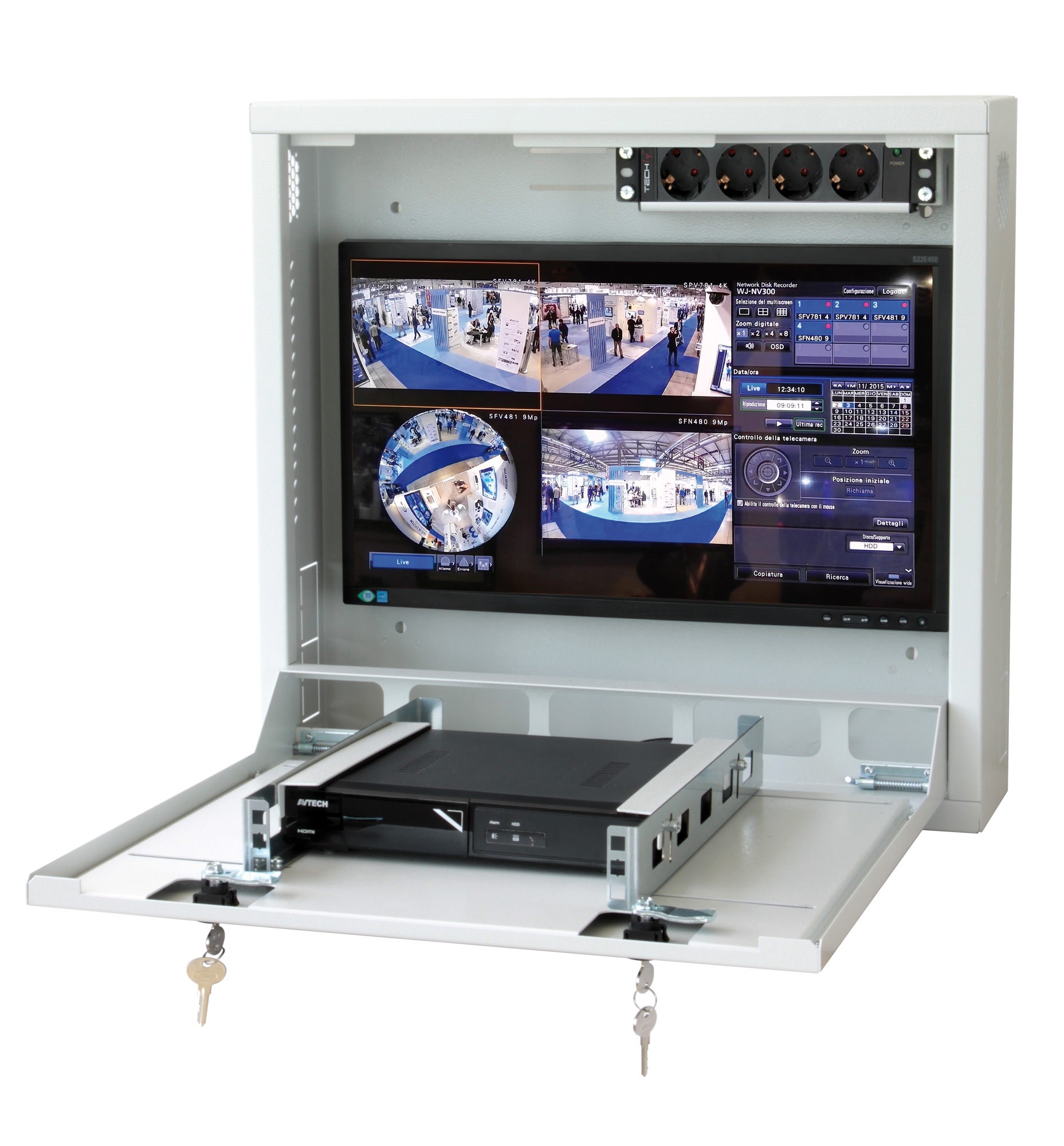 Security box for DVR and video surveillance systems Reconditioned