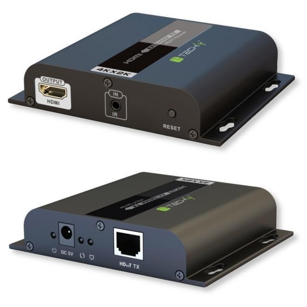 HDMI Extender with IR 4K UHD Cat.6 cable up to 120m Audio Video