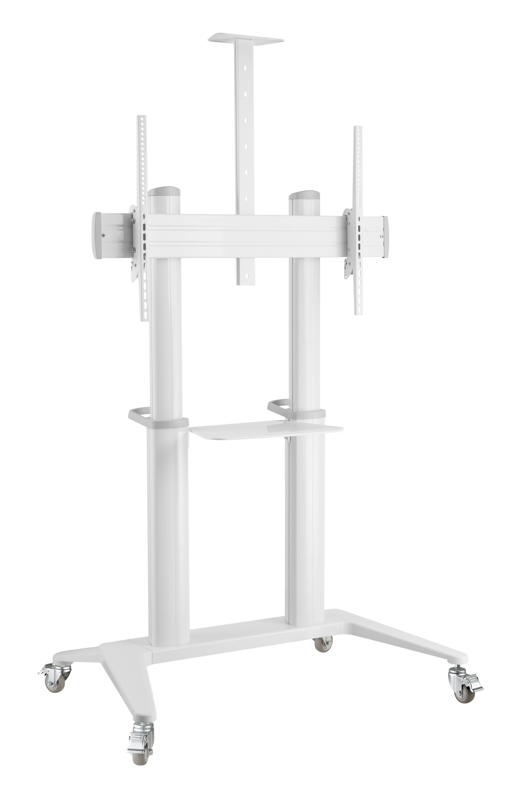 Floor Stand for TV from 70" to 120" White TV Floor Stands TV Mounts