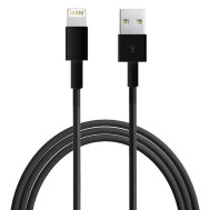 Lightning to USB2.0 cable 8p Black 1m - TECHLY - ICOC APP-8BK